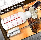 Biberon para mascotas. Perro, gato, cachorros.